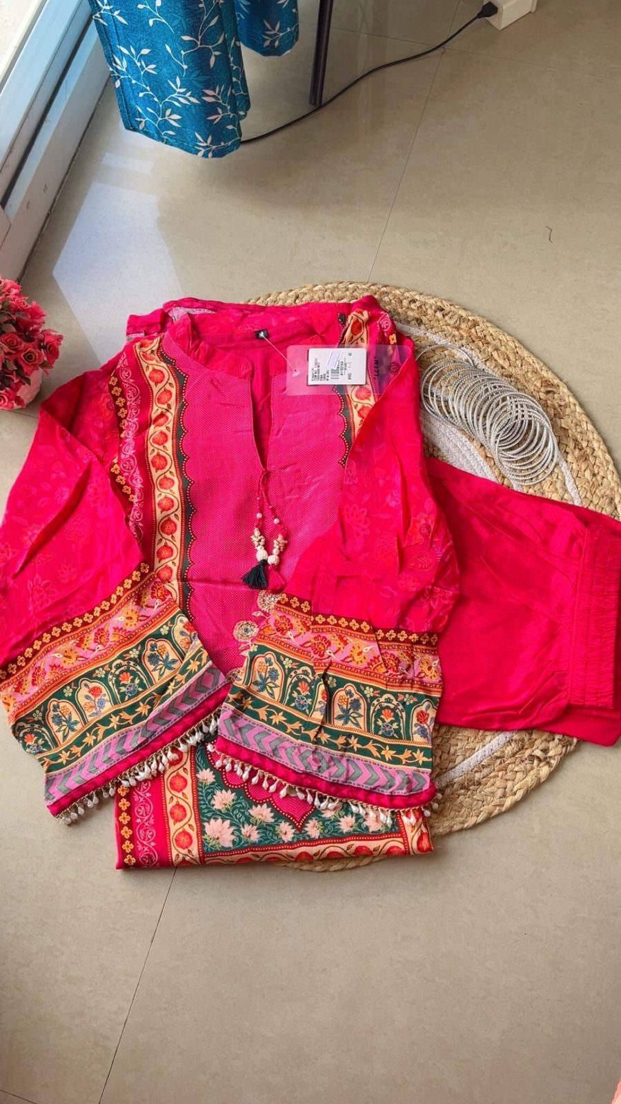 Magenta Pink Kurta Set for Women | Stylish Ethnic Wear Online