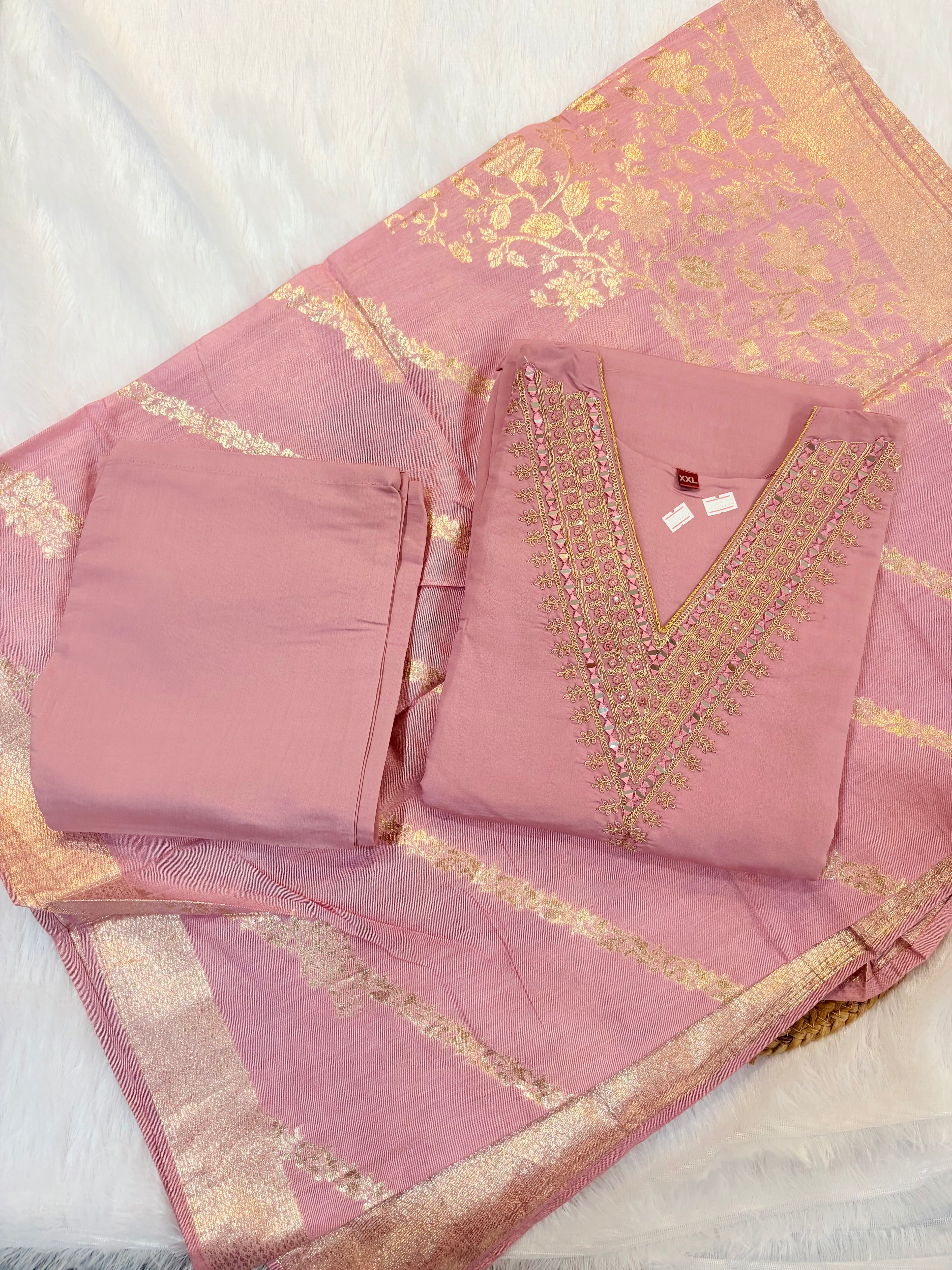 Mauve Stitched Suit for Women | Elegant Ethnic Wear Online